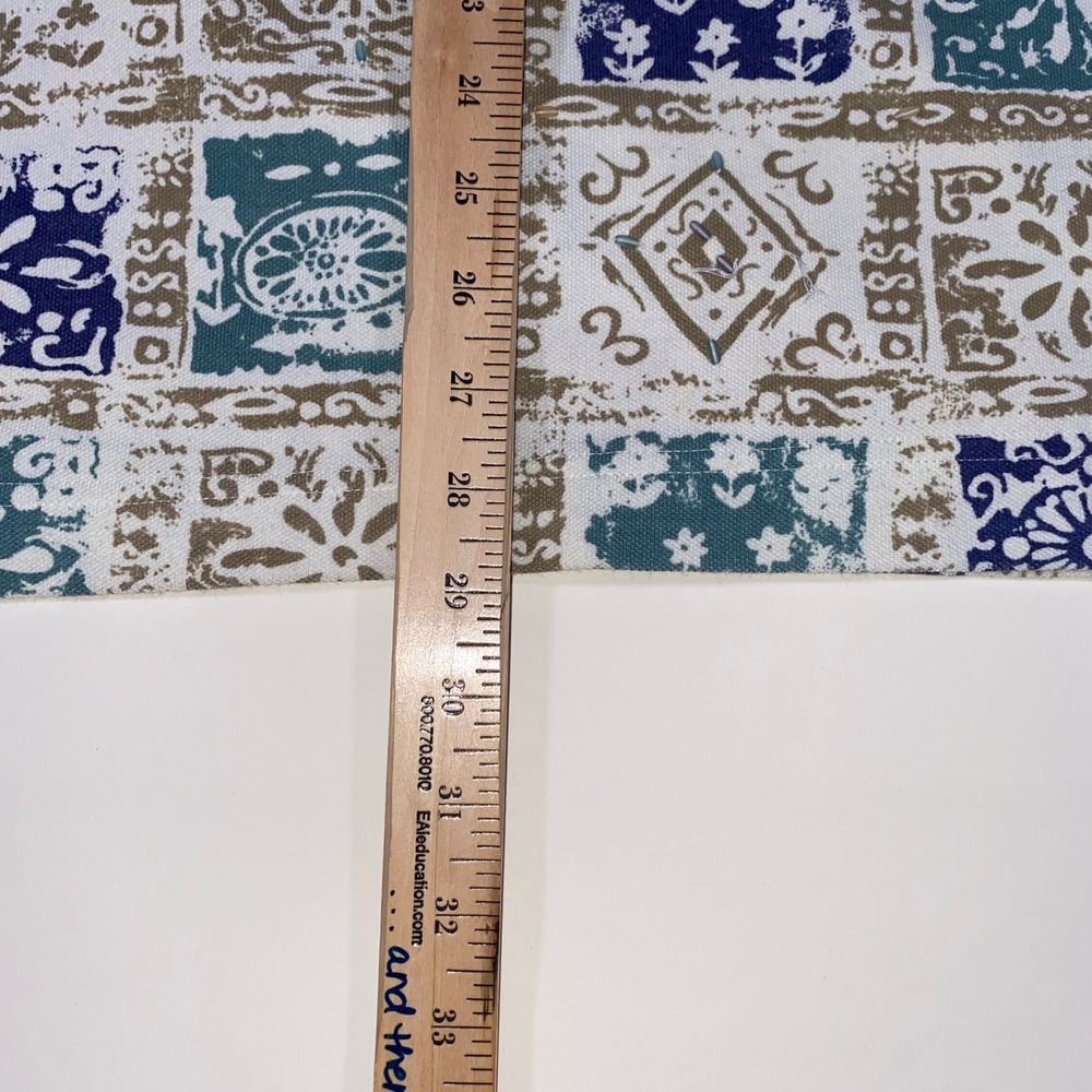 Alfred Dunner Women's‎ 3X Square Neck Patchwork Print Short Sleeve Top - Picture 4 of 6